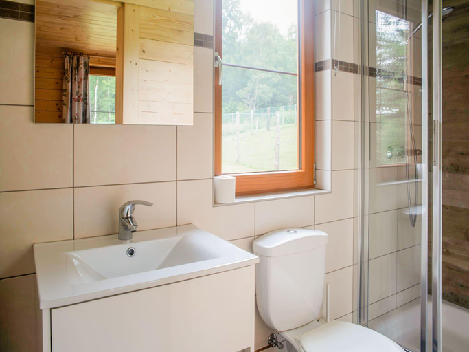 Bathroom, Secluded Chalet in Rogery, Luxembourg