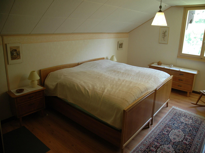 Bedroom 2, Charming Chalet Near Trails, Raron