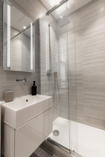 Bathroom 4, High Street Kensington Apartments, London