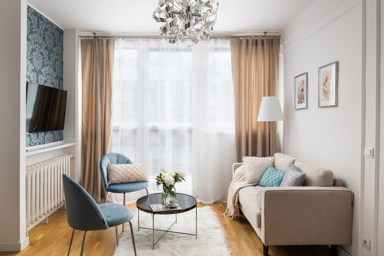 Others 3, Charming 2x 1-BR studios 950 m from Central Station, bedroom & separate living room, Warsaw