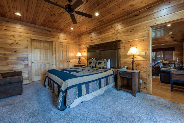 Bedroom 2, Mountain View Lodge by Jackson Mountain Rentals, Sevier