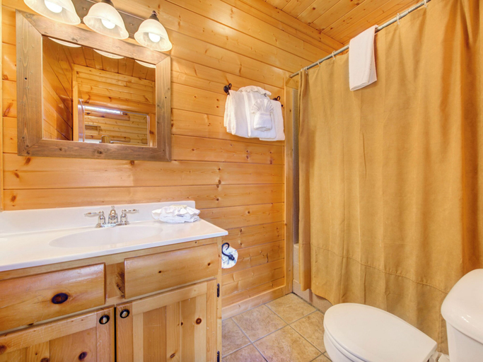 Bathroom 3, Moonlight Lodge, Sevier