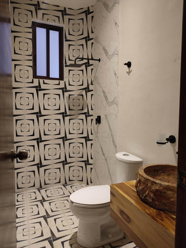 Bathroom, Casa Mictlan. Habitaciones en el Centro de Mitla., Dist. Tlacolula