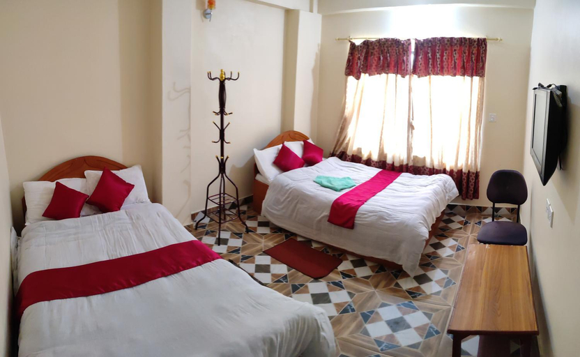 Bedroom 3, Sarangkot Hotel New Galaxy, Gandaki