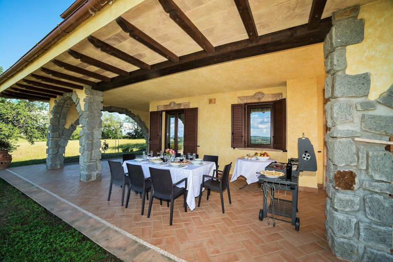 Balcony 5, Luxury Villa Serenita, Lazio, Viterbo