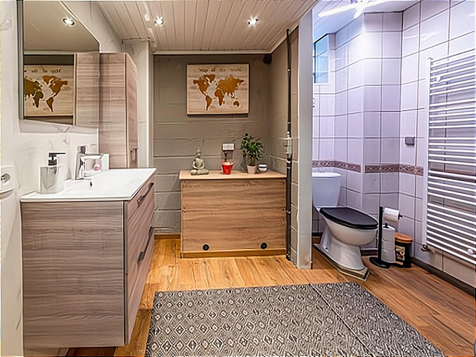 Bathroom 3, Holiday home with hot tub in Vielsalm, Luxembourg
