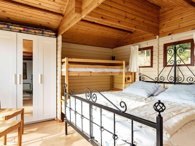 Bedroom, 6 Person Holiday Home in Spottrup, Skive