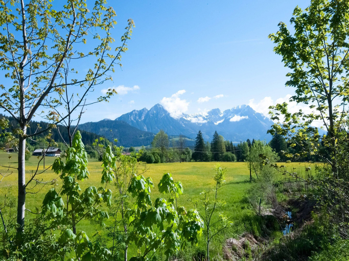 View from property 5, Holzwohnung in St. Johann in Tyrol With Terrace, Kitzbühel