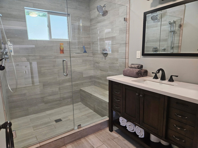 Bathroom 3, Lakefront Cabin in Prattville, Plumas