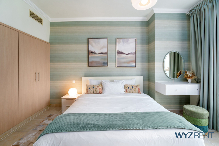 Bedroom 2, WYZ RENT|Ethereal 1 BR in JBR with Beach Views, Dubai
