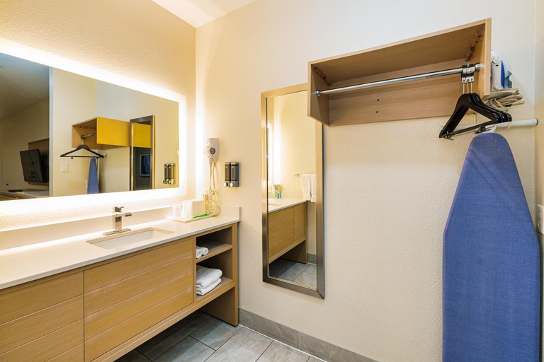 Bathroom 3, Palace inn Blue IAH, Houston
