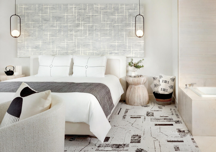 Bedroom 5, The Huntley Hotel, Los Angeles