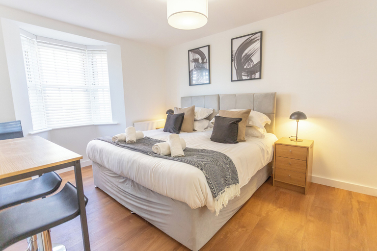 Bedroom 2, Bedford Meadows Apartment, Bedfordshire