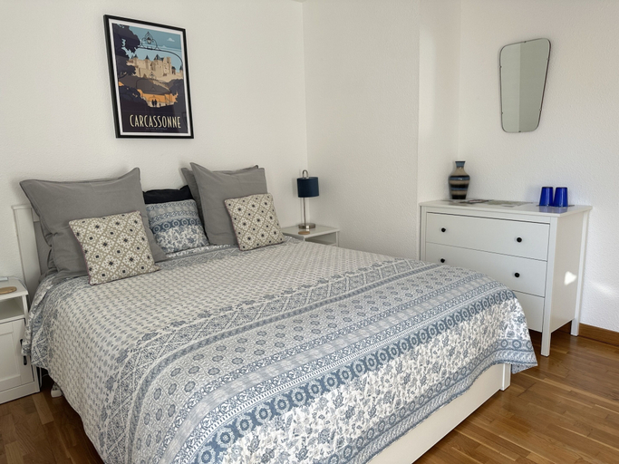 Bedroom 3, Les Deux Chevaux Guesthouse, Aude