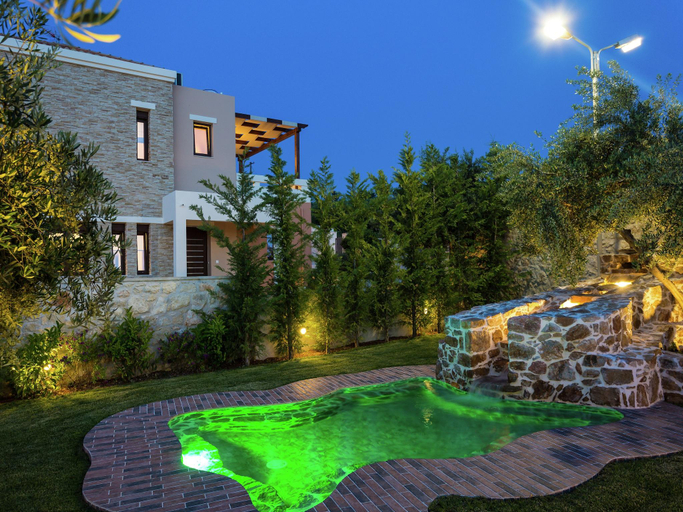 Exterior & Views 1, Villa in Crete with Private Pool Mountain Views, Crete