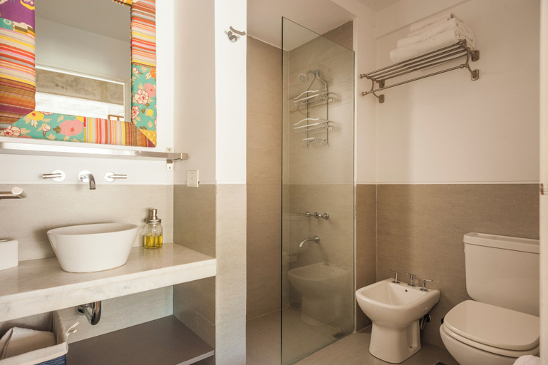Bathroom, Moderno Apt en Palermo Hollywood C1C, Distrito Federal