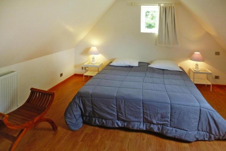 Bedroom 2, Stone House in Brittany near Morlaix Bay, Finistère