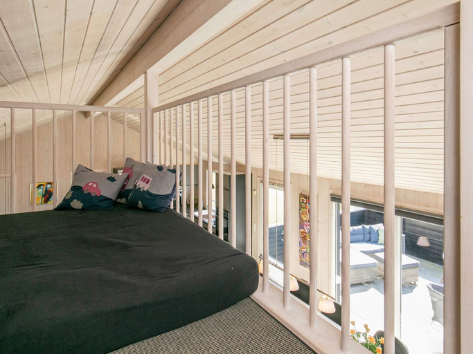 Bedroom 2, 4 Star Holiday Home in Blavand, Varde