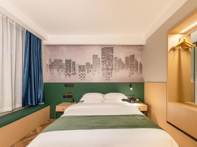 Bedroom 4, GreenTree Inn Express Hotel Changzhou Wujin Economic Development Zone Qishuyan Yaoguan, Changzhou