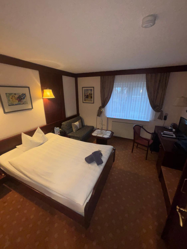 Bedroom, Hotel Hubertus Gernsheim Rhein, Groß-Gerau