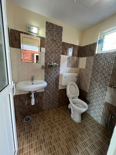Bathroom 2, Little Pilgrim Family Lodge, Gandaki