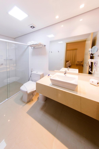 Bathroom 5, Hotel Araucaria Flat, Araraquara