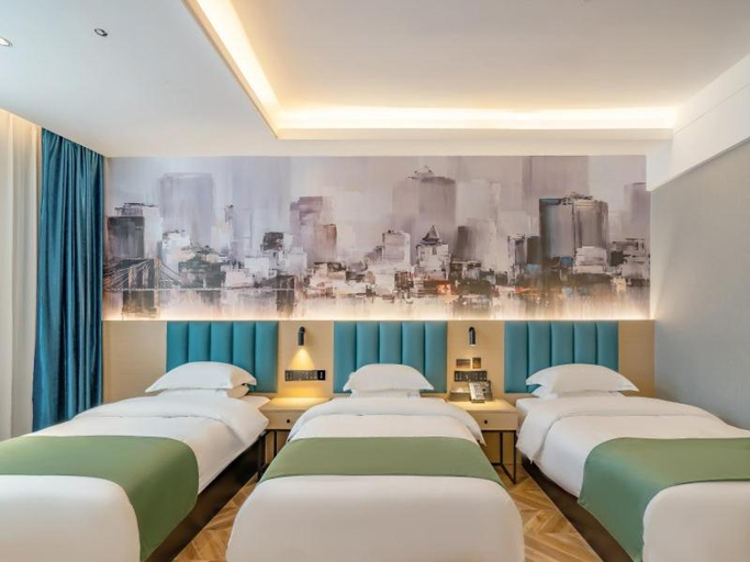 Bedroom 5, GreenTree Inn Express Hotel Changzhou Wujin Economic Development Zone Qishuyan Yaoguan, Changzhou
