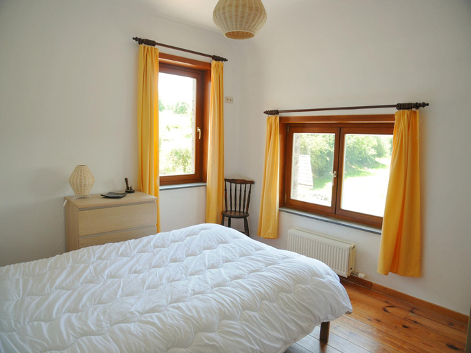 Bedroom 2, Stone House in Durbuy with Sauna  Garden Views, Namur
