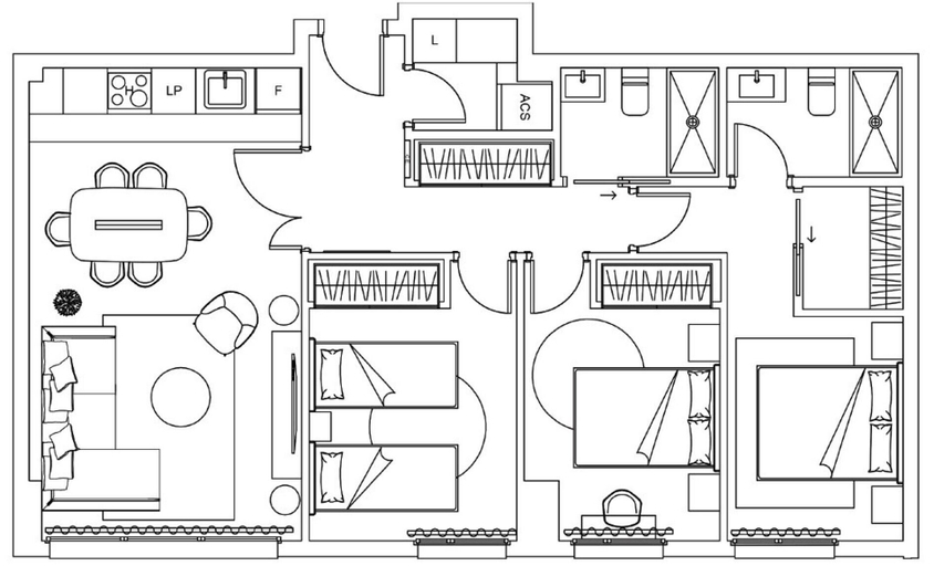Floor plan, Malaga Urban Sky 23jag, Málaga