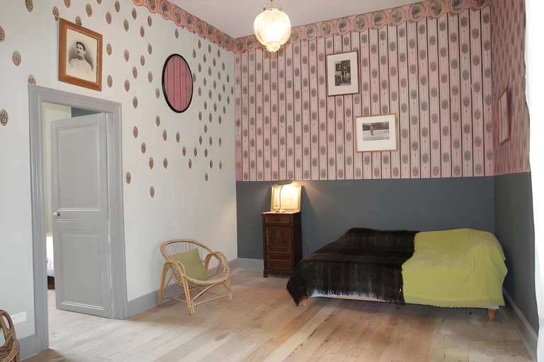 Bedroom 3, Country House in Cenevieres by River Lot, Lot