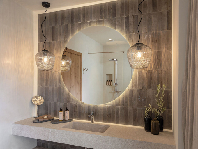 Bathroom, Can Verí Suites, Baleares
