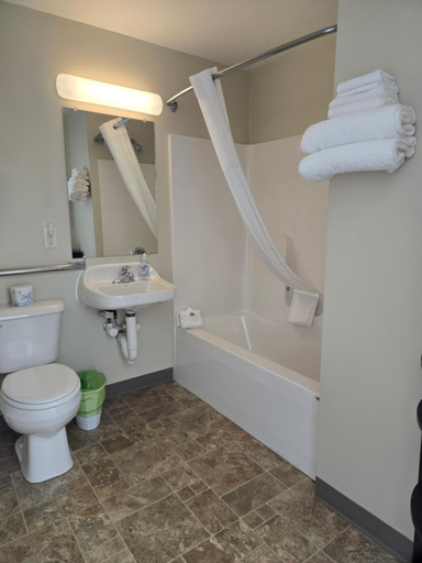 Bathroom 3, Lake View Motel & Gift Shop, Missaukee