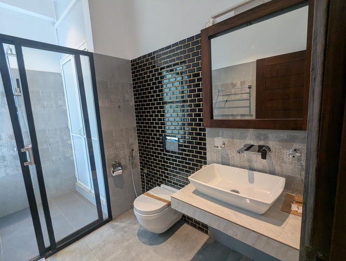 Bathroom 5, Mzion Hotel Weligama, Weligama