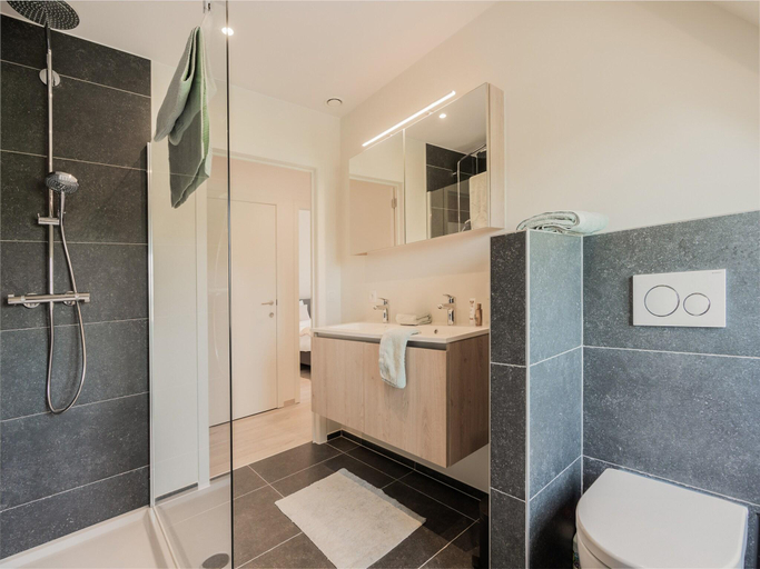 Bathroom, Chic Villa in Comines-Warneton with Garden, Hainaut
