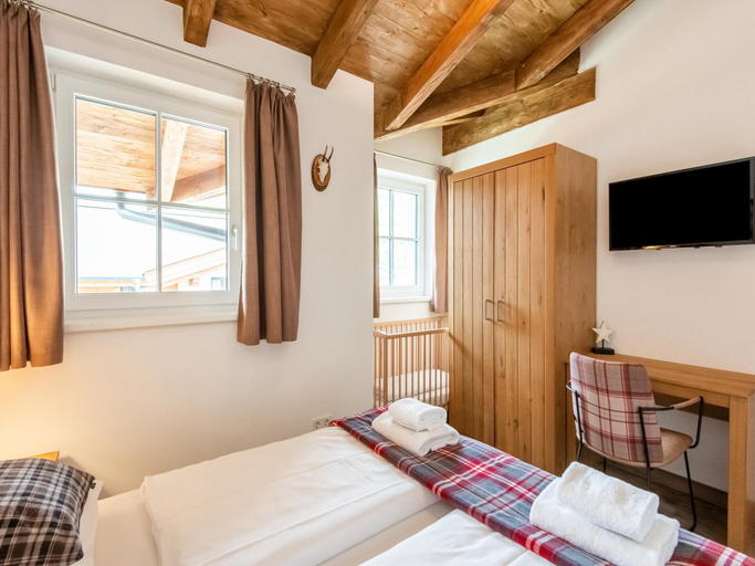 Bedroom, Chalet in Niedernsill near Ski Slopes, Zell am See