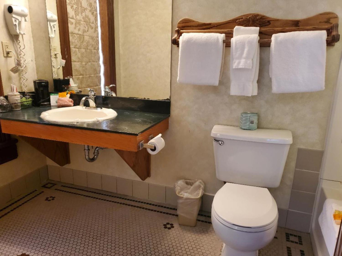 Bathroom 5, Historic Bullock Hotel, Lawrence