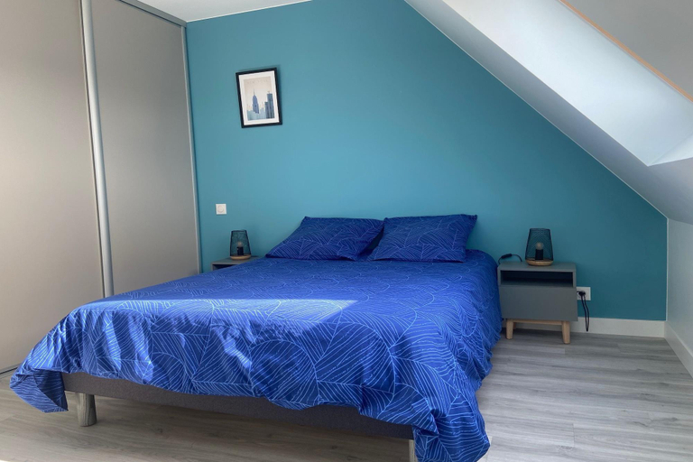 Bedroom 2, Holiday Home in Plouarzel near Sandy Beaches, Finistère