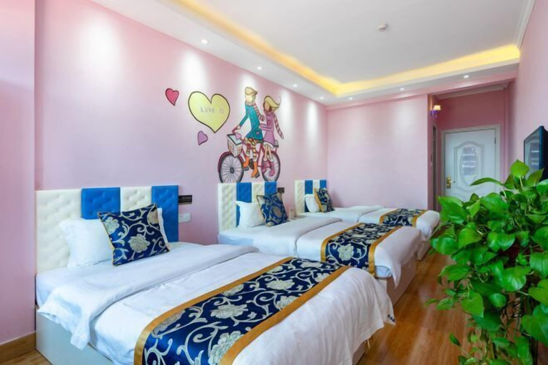 Bedroom 4, Beihai Bishuiwan Homestay (Beihai Silver Beach), Beihai