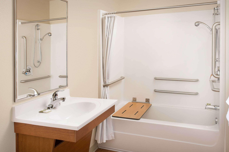 Bathroom 4, Woodspring Suites Columbus Southeast, Franklin