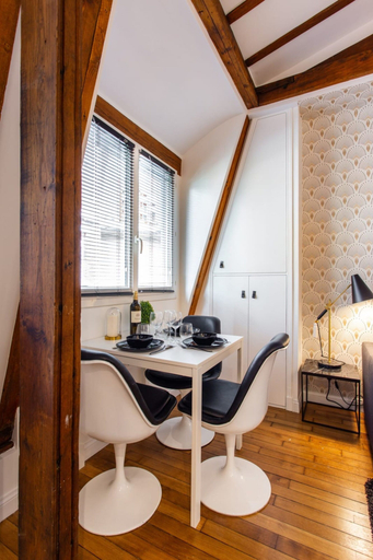 Dining, Magnificent Studio - 3P - Near Trocadero, Paris