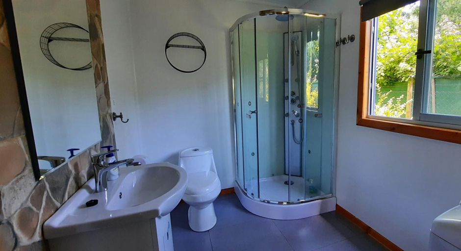 Bathroom, Cabanas Las Araucarias, Cautín