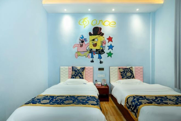 Bedroom 3, Beihai Bishuiwan Homestay (Beihai Silver Beach), Beihai
