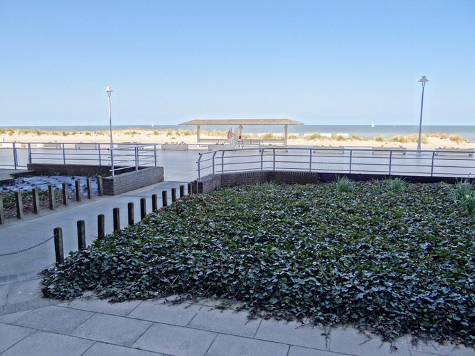 View from property 5, Studio in Nieuwpoort With Stunning Sea View, West-Vlaanderen