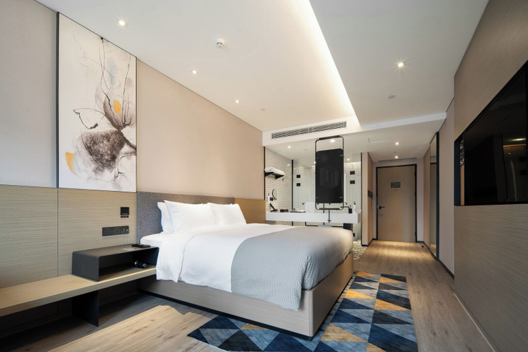 Bedroom 2, Wanda Moments Nanjing South Railway St., Nanjing