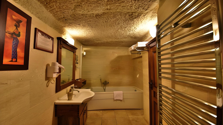 Bathroom 3, Stone House Cave Hotel, Nevşehir