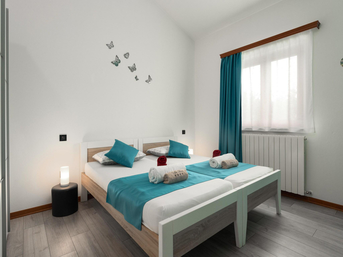 Bedroom 3, Splendid Villa in Vizinada with sauna, Vižinada