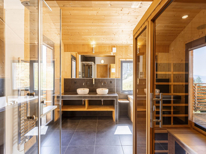Bathroom 3, Premium chalet with infrared sauna, Liezen