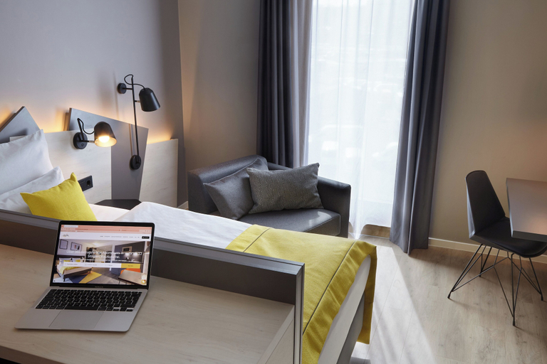 Bedroom 3, Candlewood Suites Dusseldorf Airport by IHG, Düsseldorf