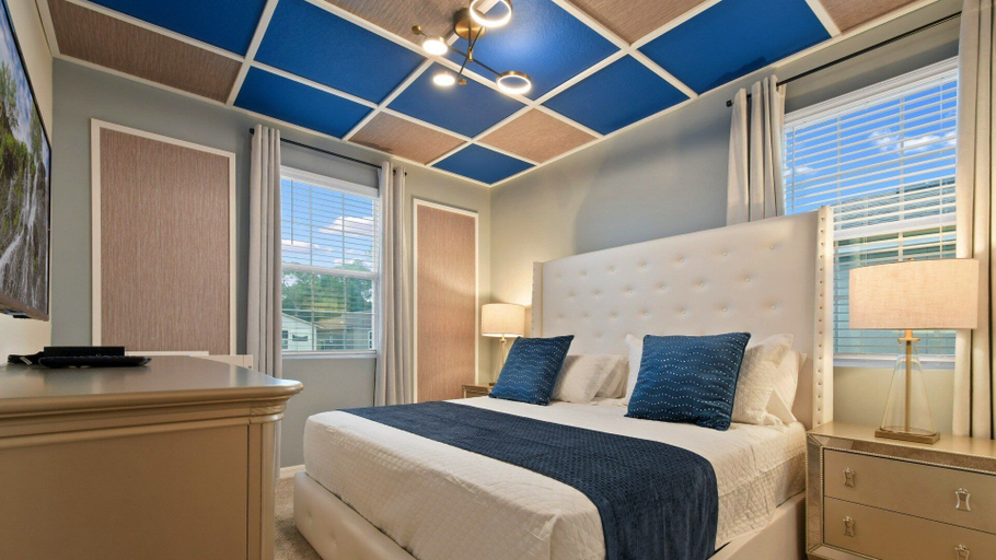 Bedroom, Luxury Orlando Getaway With Resort Perks, Osceola