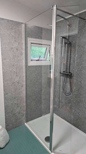 Bathroom, Number 8 Lodge Caer Beris, Powys